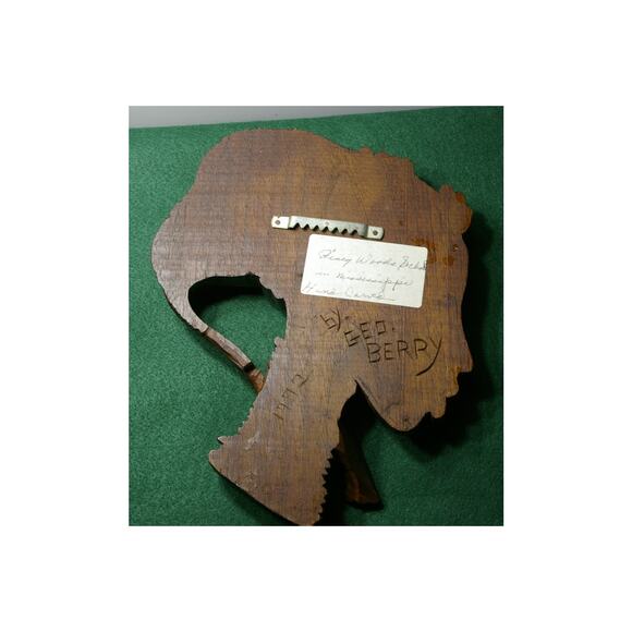 African hand carving by George Berry Sr. Signed - Picture 5 of 10